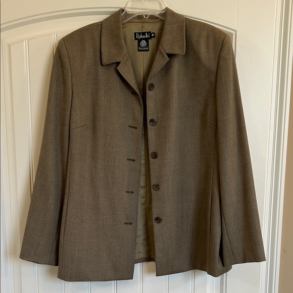 Rafaella Jackets & Blazers - Rafaella Brown Blazer